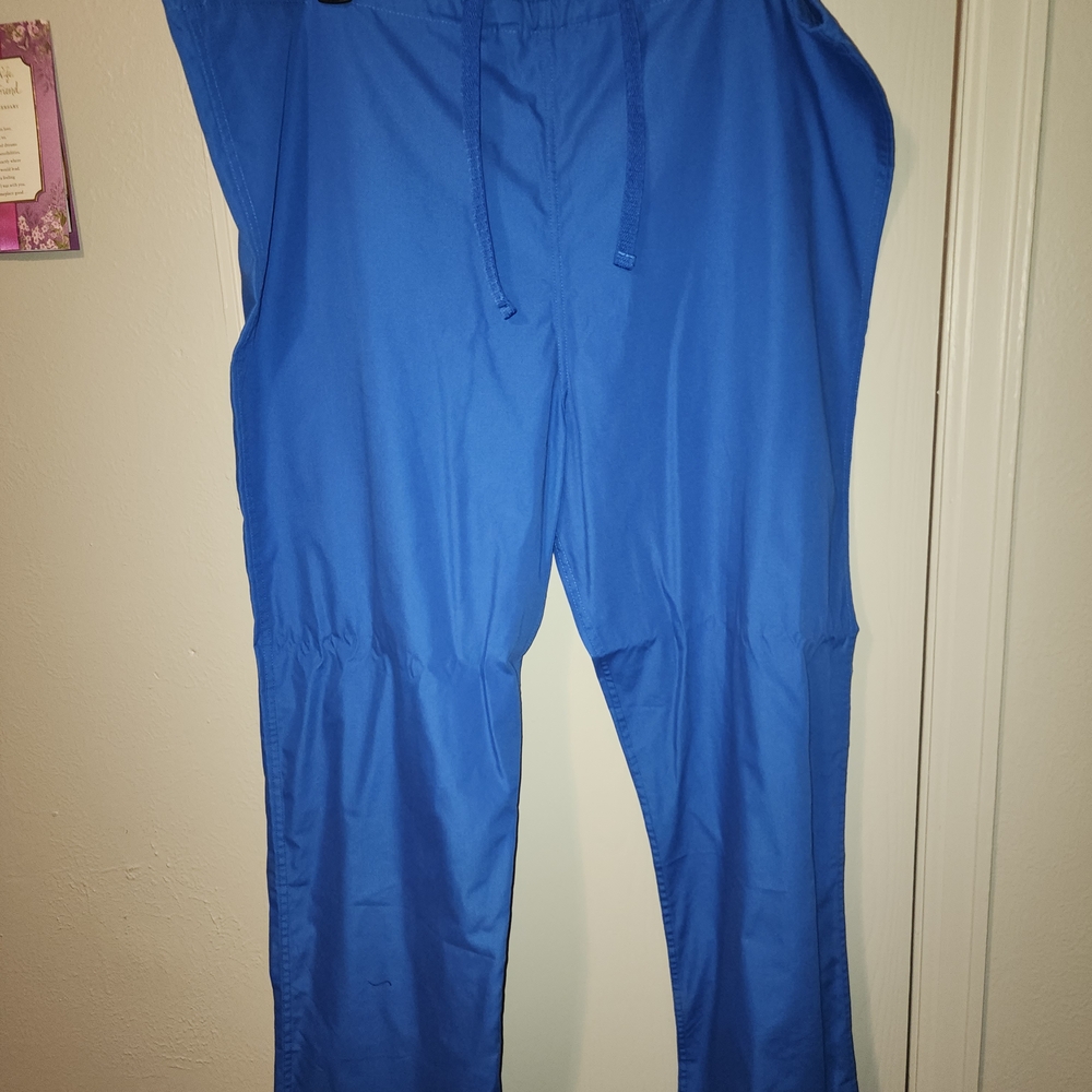 Men's Blue Scrub Pants